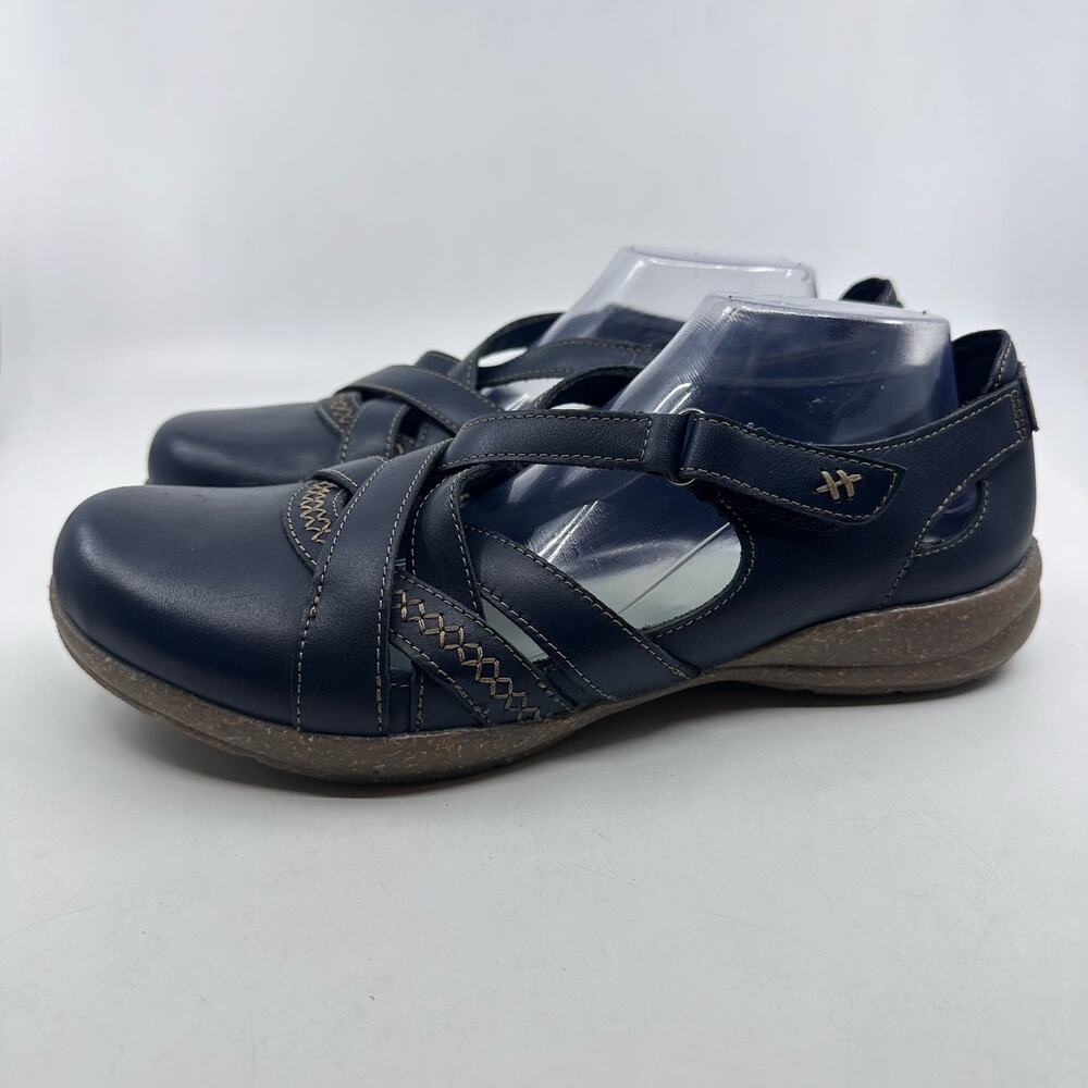 Clarks Roseville Step Flats Round Toe Closed Toe Leather Navy Womens Size US 11M - Picture 5 of 8
